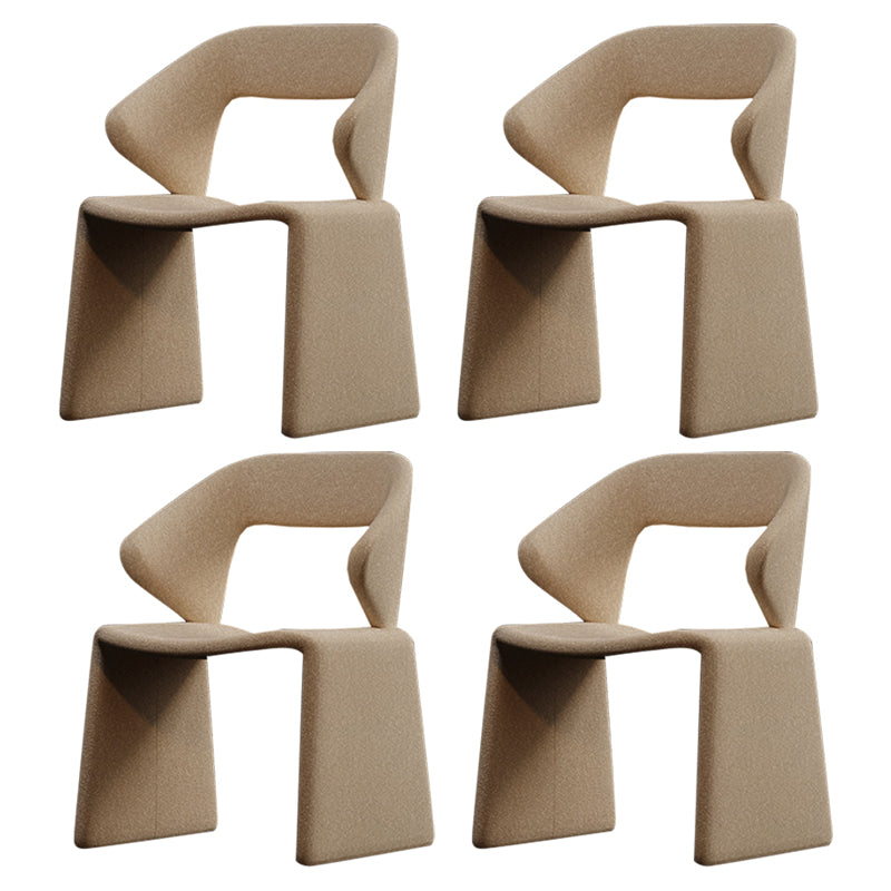 Upholstered and Velvet Open Back Dining and Accent Chairs for Home