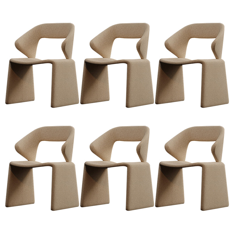 Upholstered and Velvet Open Back Dining and Accent Chairs for Home