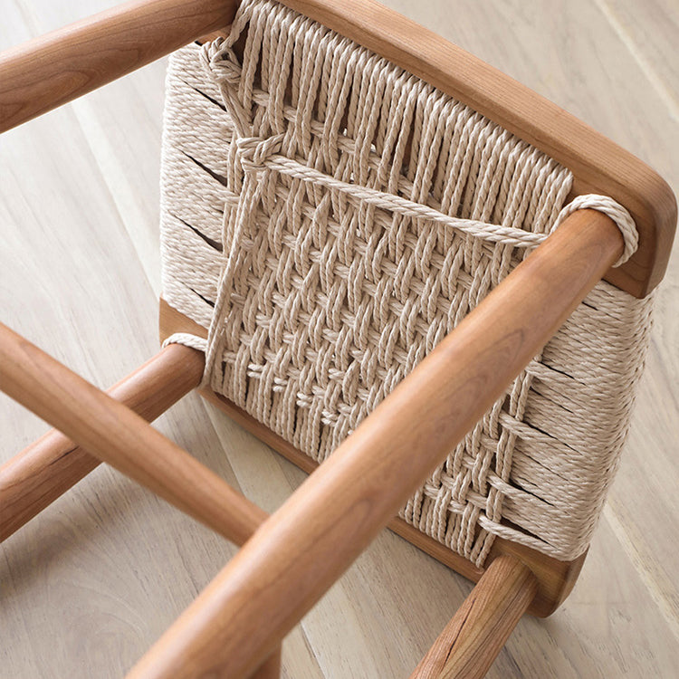 Contemporary Backless Bar Stools with Cherry Solid Wood Base
