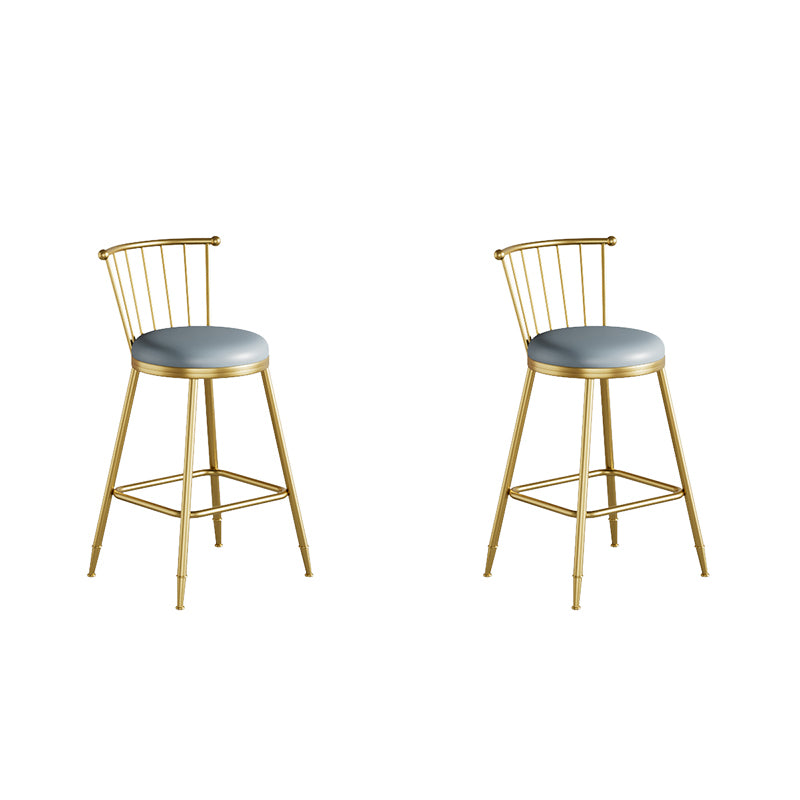 1/2/3/5 Pcs Bar Set with Stone Top Pub Table and Metal Stools for Home