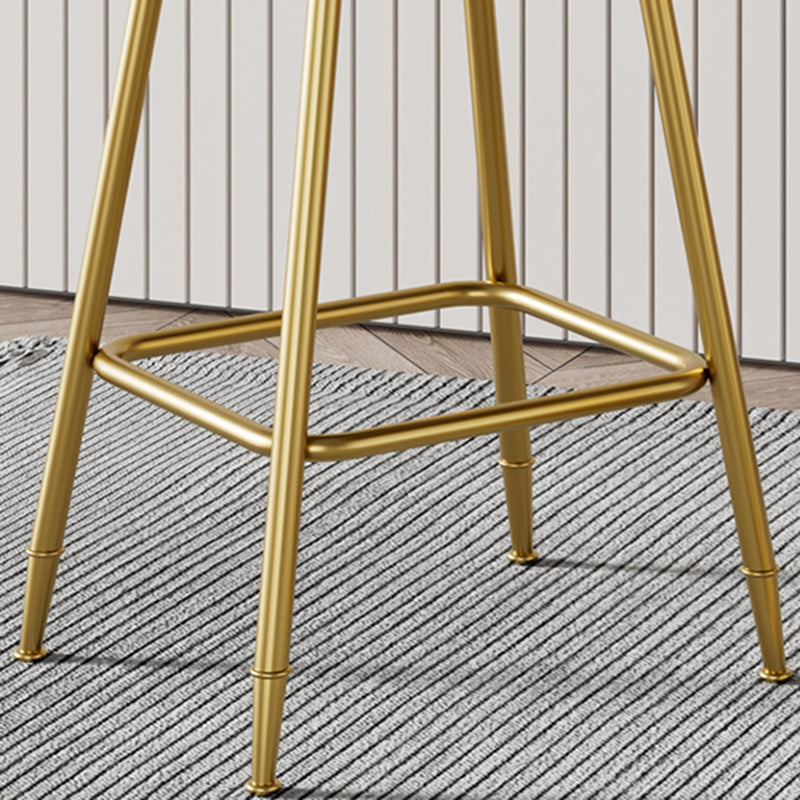 1/2/3/5 Pcs Bar Set with Stone Top Pub Table and Metal Stools for Home