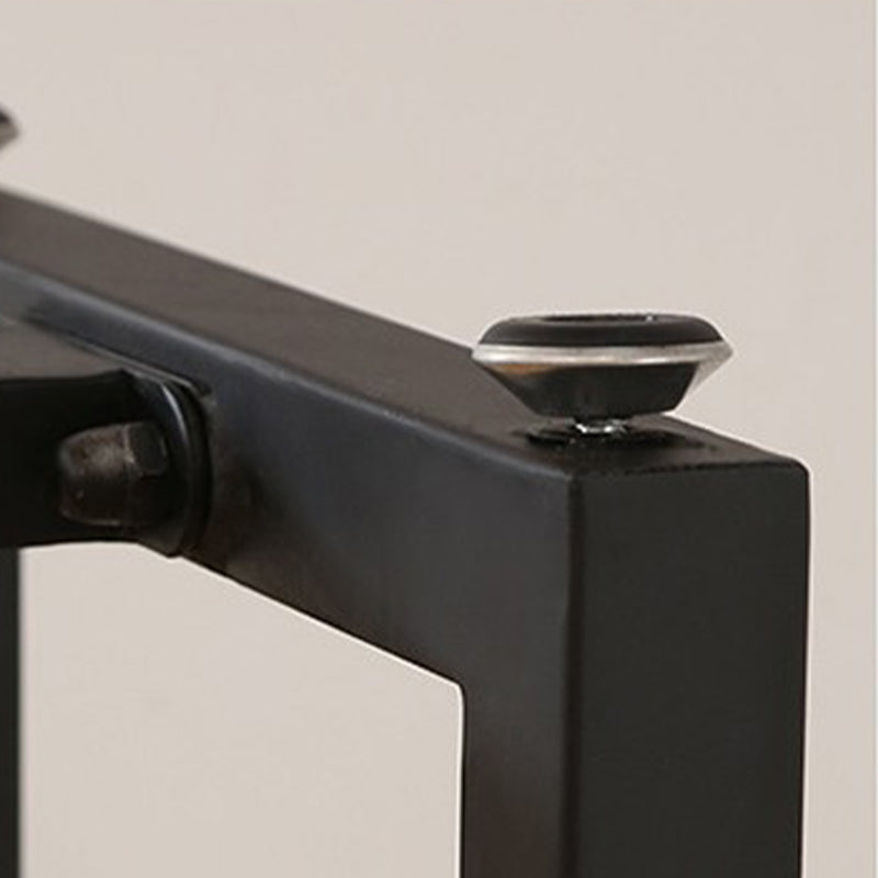 Contemporary Solid Wood Top Rectangle Bar Dining Table for Living Room