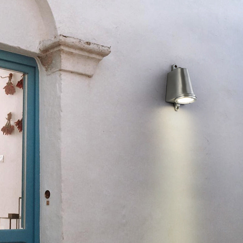 Geometric Simplicity Metal 1 Light Outside Wall Light Fixture