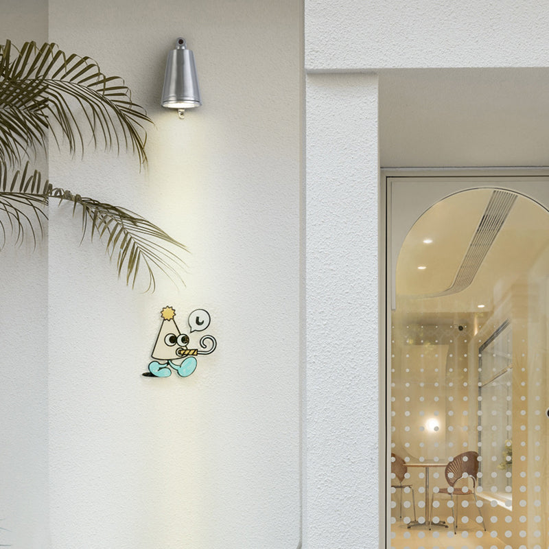 Geometric Simplicity Metal 1 Light Outside Wall Light Fixture
