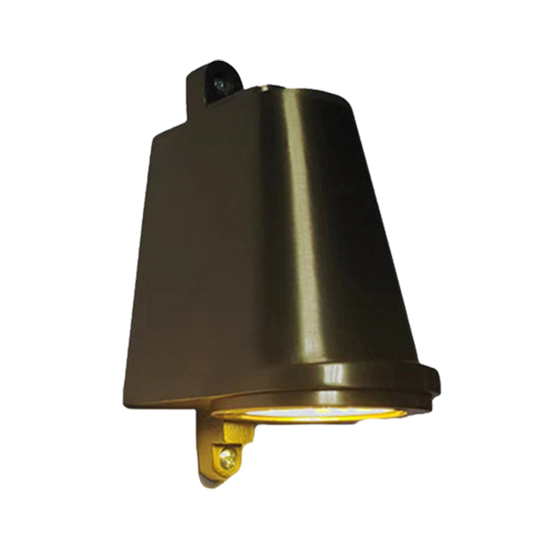 Geometric Simplicity Metal 1 Light Outside Wall Light Fixture