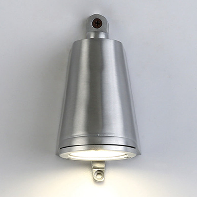 Geometric Simplicity Metal 1 Light Outside Wall Light Fixture