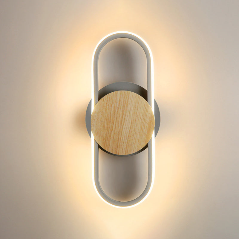 Metal Geometric Indoor Contemporary 1 Light Wall Light Fixture
