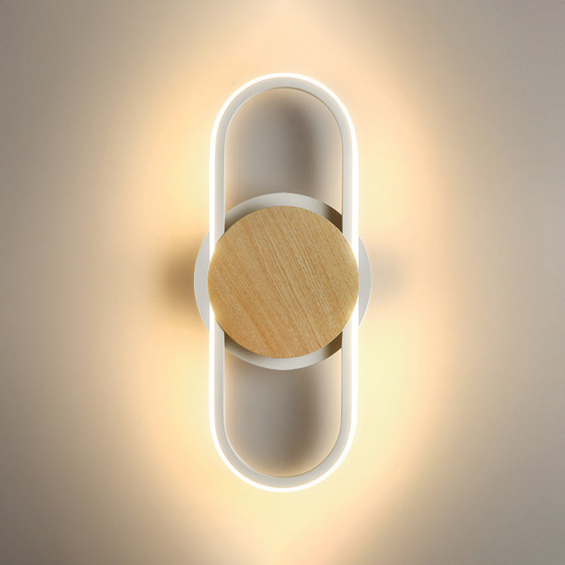 Metal Geometric Indoor Contemporary 1 Light Wall Light Fixture