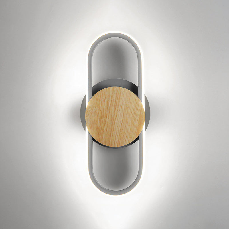 Metal Geometric Indoor Contemporary 1 Light Wall Light Fixture