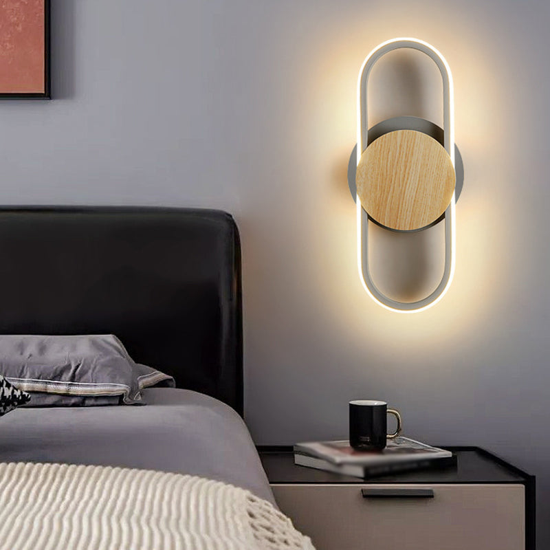 Metal Geometric Indoor Contemporary 1 Light Wall Light Fixture