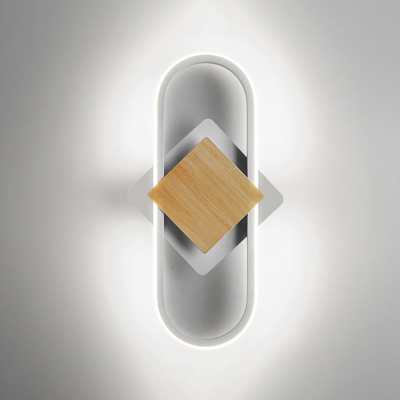 Metal Geometric Indoor Contemporary 1 Light Wall Light Fixture