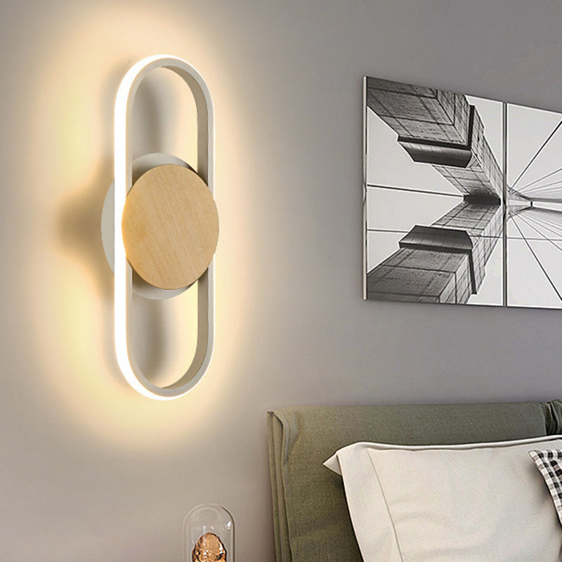 Metal Geometric Indoor Contemporary 1 Light Wall Light Fixture