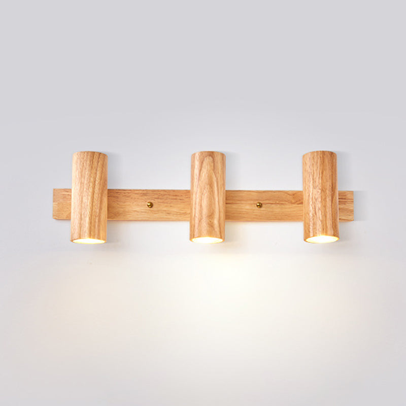 Modern Simple Shape Wall Light Sconces Wood Wall Lighting Fixtures