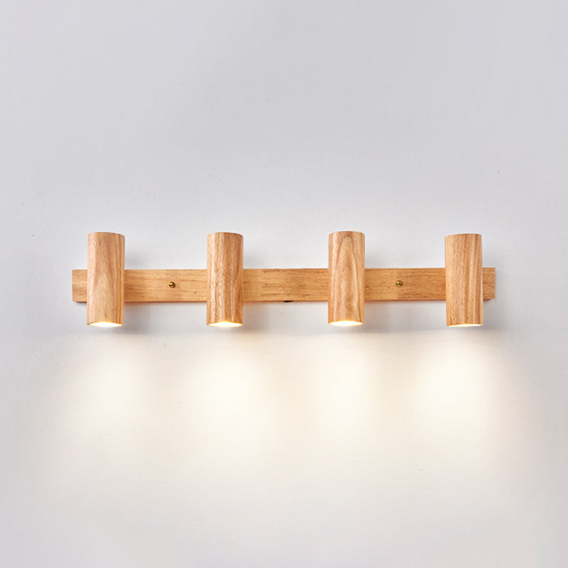 Modern Simple Shape Wall Light Sconces Wood Wall Lighting Fixtures