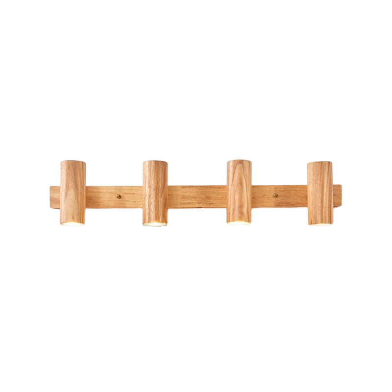 Modern Simple Shape Wall Light Sconces Wood Wall Lighting Fixtures