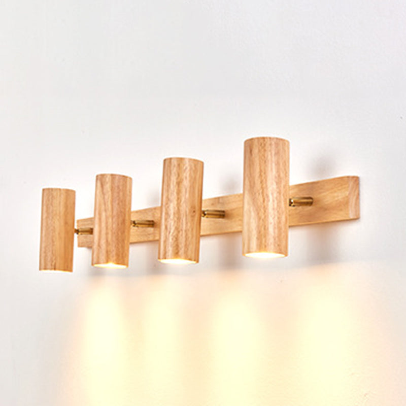 Modern Simple Shape Wall Light Sconces Wood Wall Lighting Fixtures