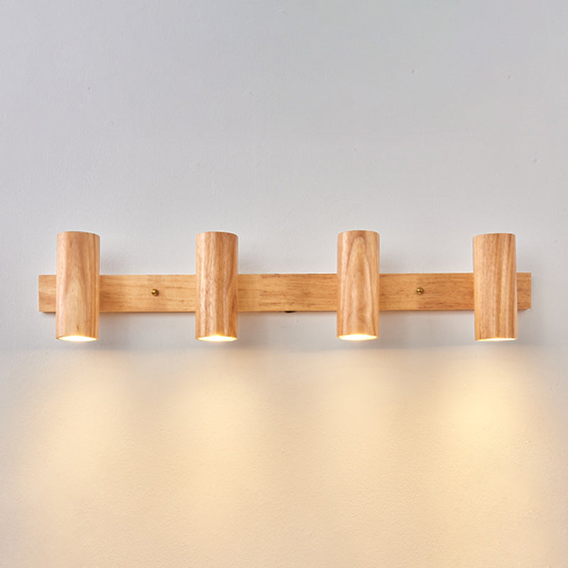 Modern Simple Shape Wall Light Sconces Wood Wall Lighting Fixtures