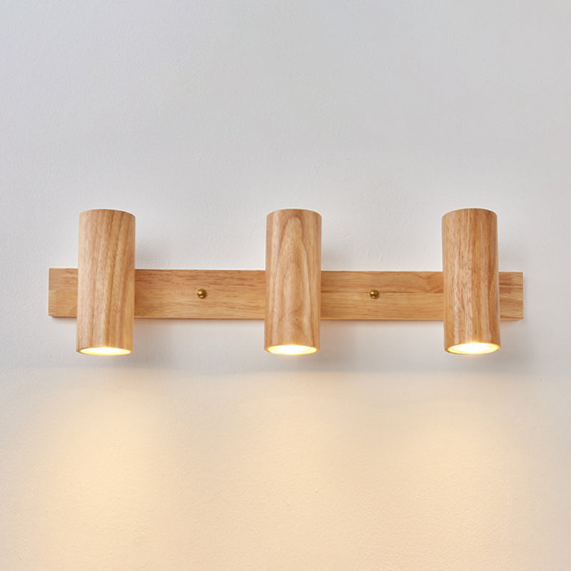 Modern Simple Shape Wall Light Sconces Wood Wall Lighting Fixtures