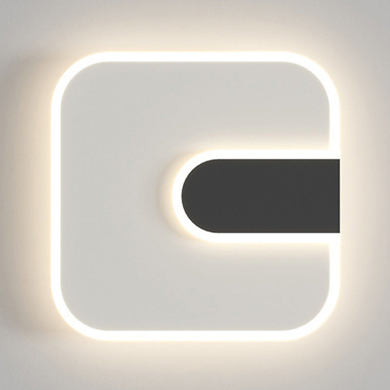 Simple Shape Wall Lighting Fixtures Modern Metal Wall Light Sconces for Bedroom