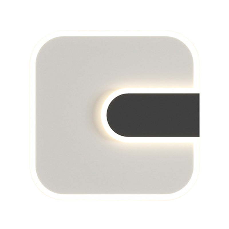 Simple Shape Wall Lighting Fixtures Modern Metal Wall Light Sconces for Bedroom