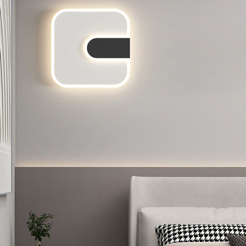 Simple Shape Wall Lighting Fixtures Modern Metal Wall Light Sconces for Bedroom