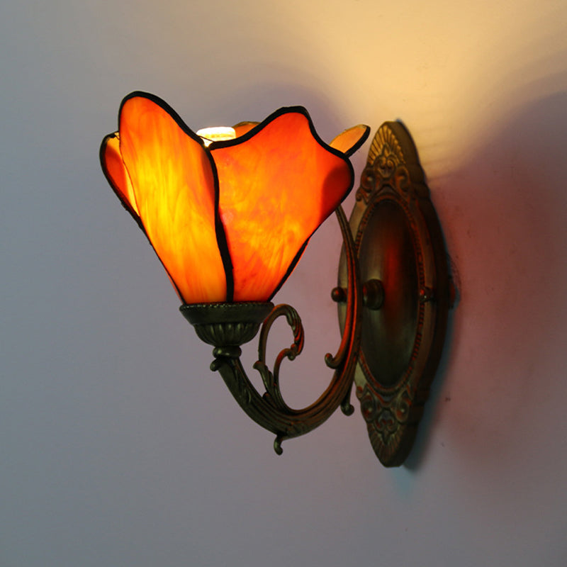 Flower Shape Wall Light Sconces Modern 1 Light Wall Lighting Fixtures for Dining Room