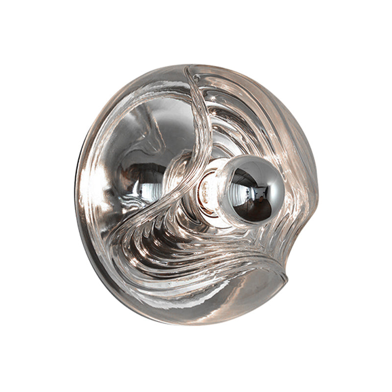 Contemporary Glass Shade Wall Lighting Ideas 1-Light Wall Sconce Lighting