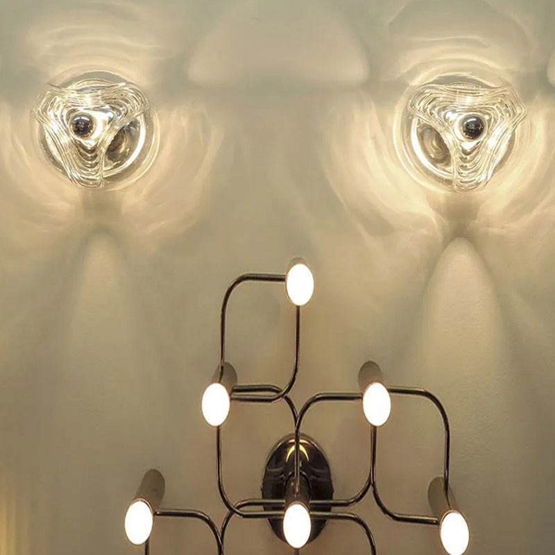 Contemporary Glass Shade Wall Lighting Ideas 1-Light Wall Sconce Lighting