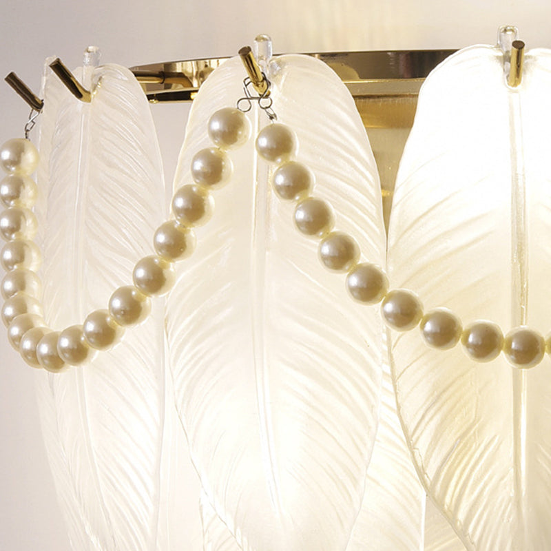 Modern Glass Wall Light Sconce Creative Wall Light Fixture for Bedroom