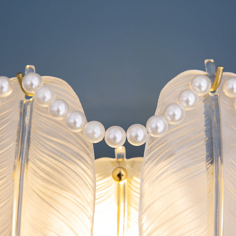 Modern Glass Wall Light Sconce Creative Wall Light Fixture for Bedroom
