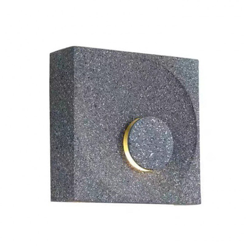 Single Black/White/Grey Wall Mounted Sconce LED Shaded Wall Light for Living Room