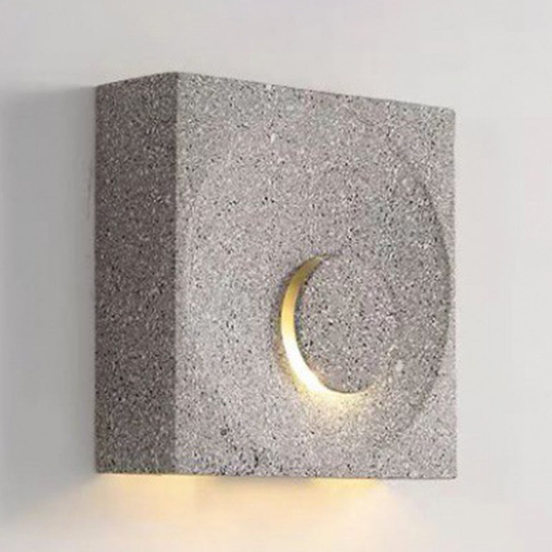 Single Black/White/Grey Wall Mounted Sconce LED Shaded Wall Light for Living Room