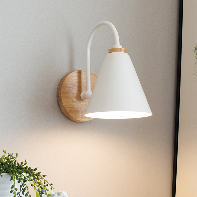 Black/White Metal Lighting Contemporary Wall Light for Home Foyer