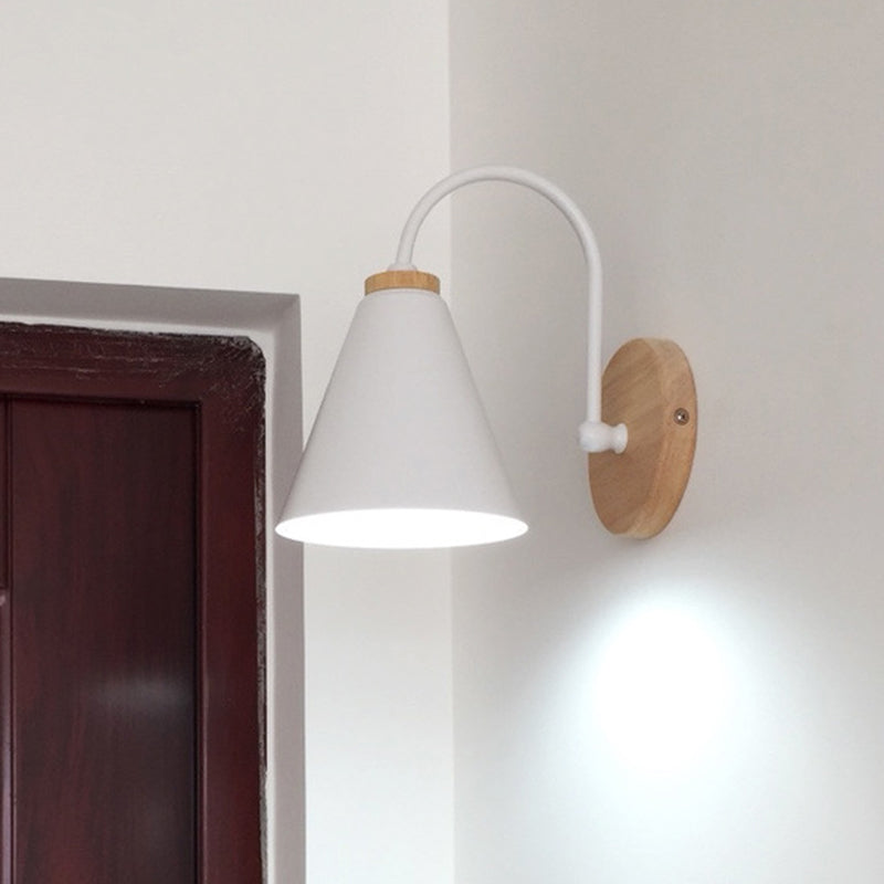Black/White Metal Lighting Contemporary Wall Light for Home Foyer