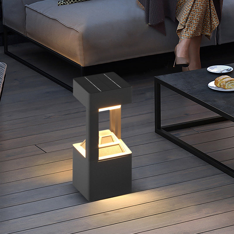 LED Metal Square Shape Outdoor Waterproof Light with Acrylic Shade