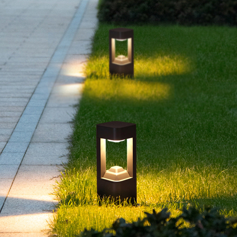 LED Metal Square Shape Outdoor Waterproof Light with Acrylic Shade