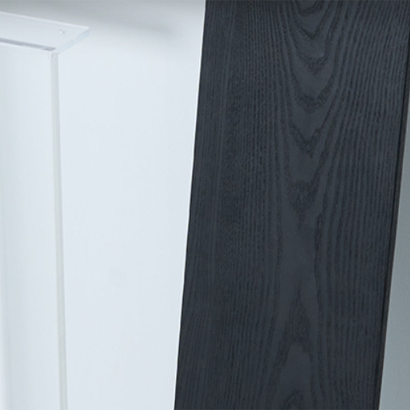 Contemporary Ash Console Accent Table with Rectangle Top for Hall