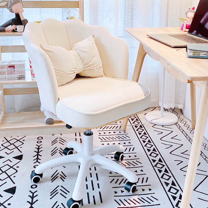 Armless Desk Chair Modern No Distressing Ergonomic Office Chair
