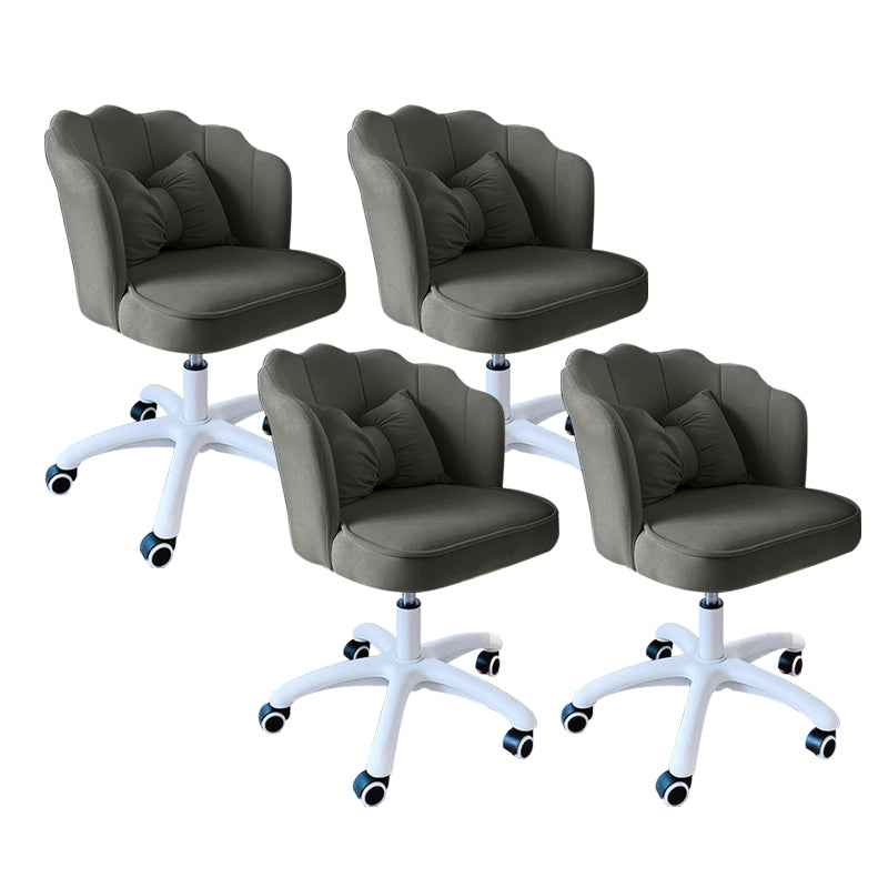 Armless Desk Chair Modern No Distressing Ergonomic Office Chair