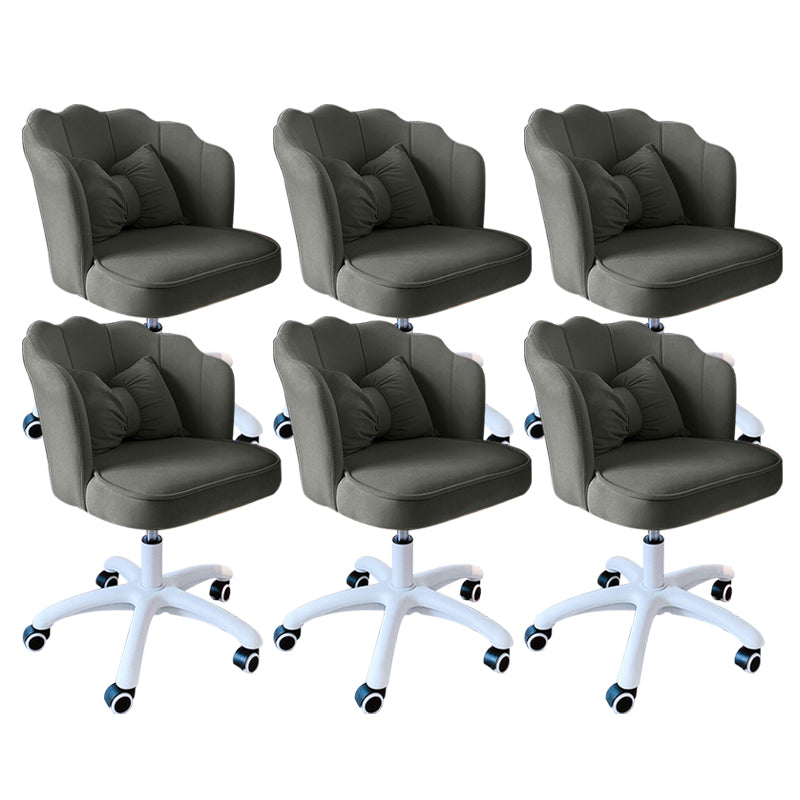 Armless Desk Chair Modern No Distressing Ergonomic Office Chair