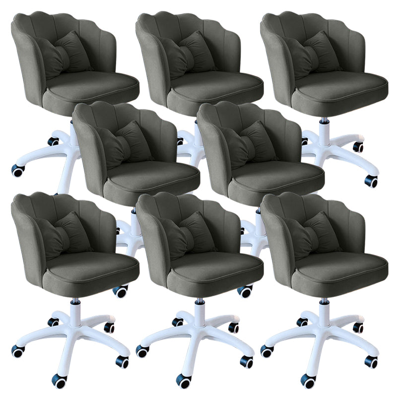 Armless Desk Chair Modern No Distressing Ergonomic Office Chair