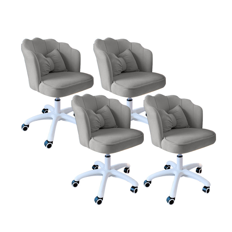 Armless Desk Chair Modern No Distressing Ergonomic Office Chair