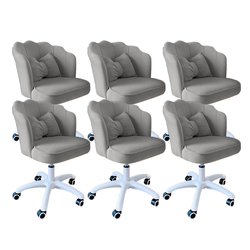Armless Desk Chair Modern No Distressing Ergonomic Office Chair
