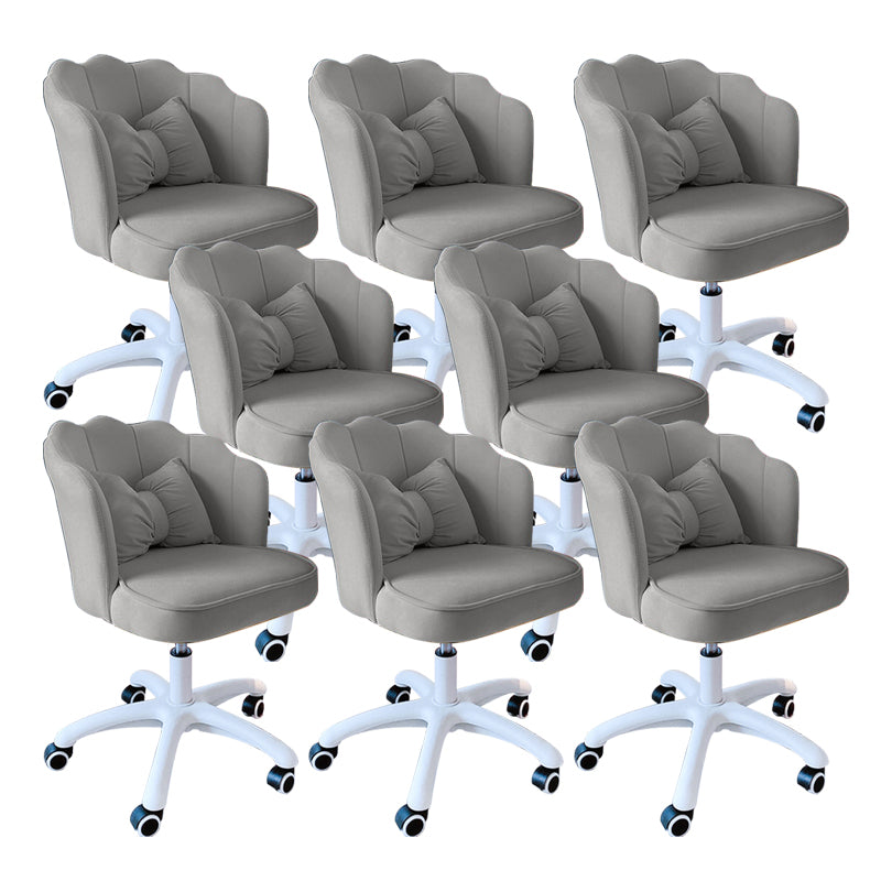 Armless Desk Chair Modern No Distressing Ergonomic Office Chair
