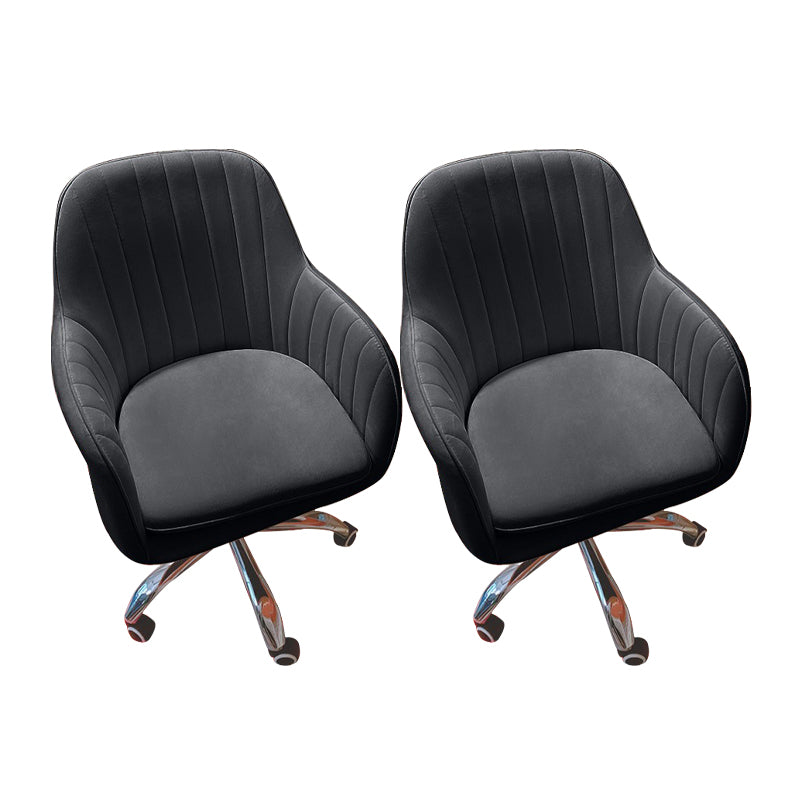 Armless Desk Chair Modern No Distressing Ergonomic Office Chair