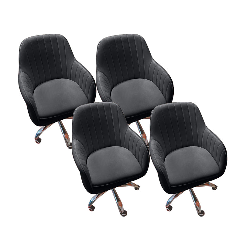 Armless Desk Chair Modern No Distressing Ergonomic Office Chair