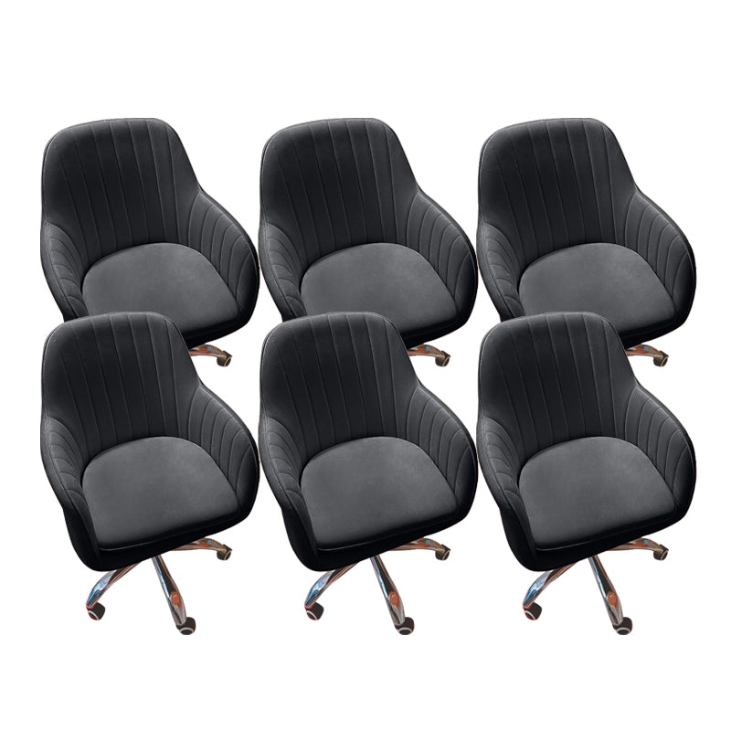 Armless Desk Chair Modern No Distressing Ergonomic Office Chair