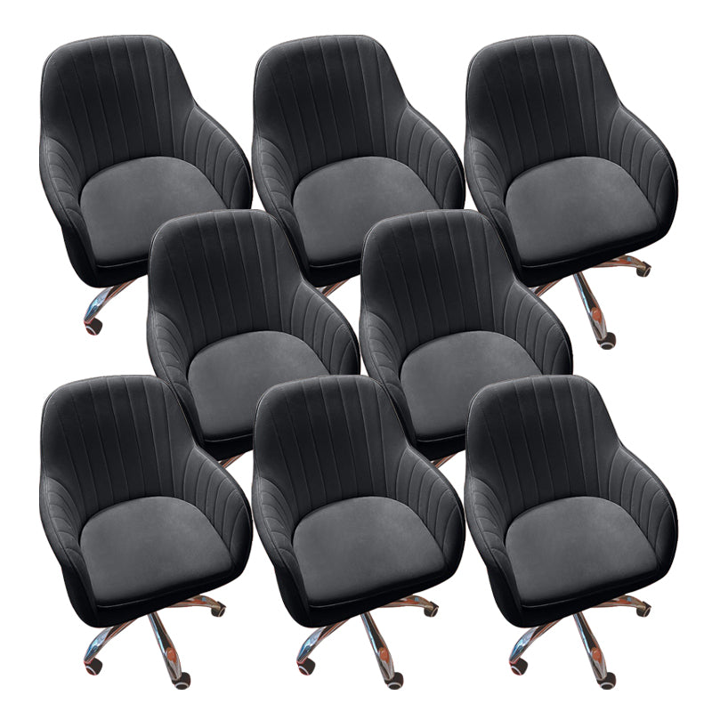 Armless Desk Chair Modern No Distressing Ergonomic Office Chair