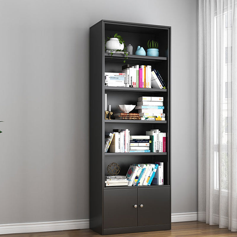 Modern Closed Back Shelf Bookcase Shelves Included for Home Office