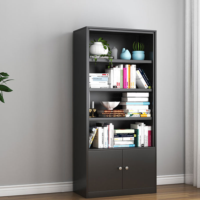 Modern Closed Back Shelf Bookcase Shelves Included for Home Office